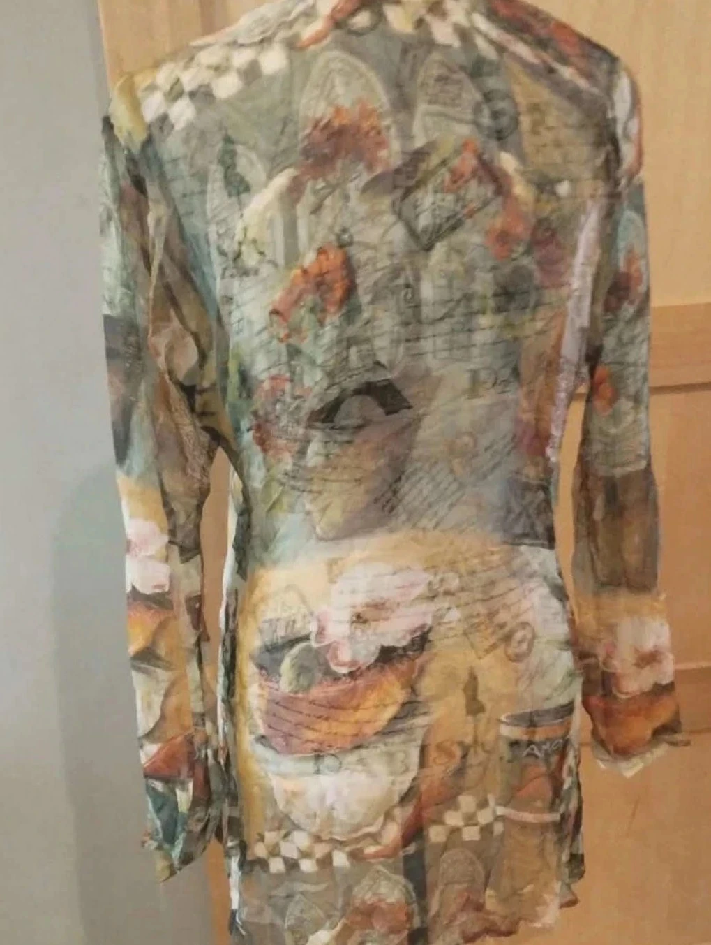 Camisa de voile transparente, 100% seda, Aventure des toiles T40 – photo 5